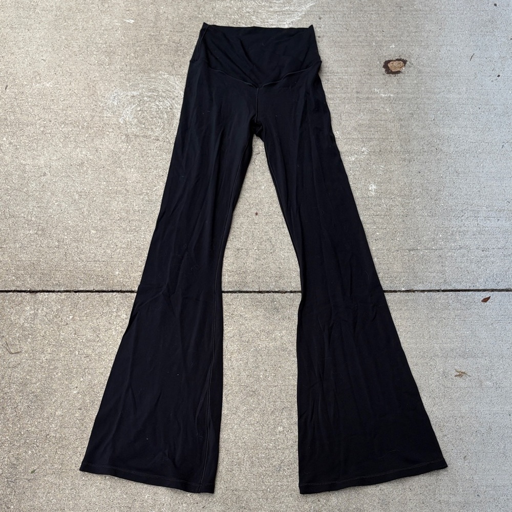 Aerie Black Flared Leggings